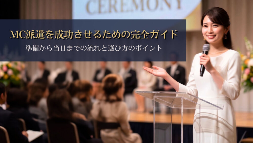 式典にMCが派遣されている